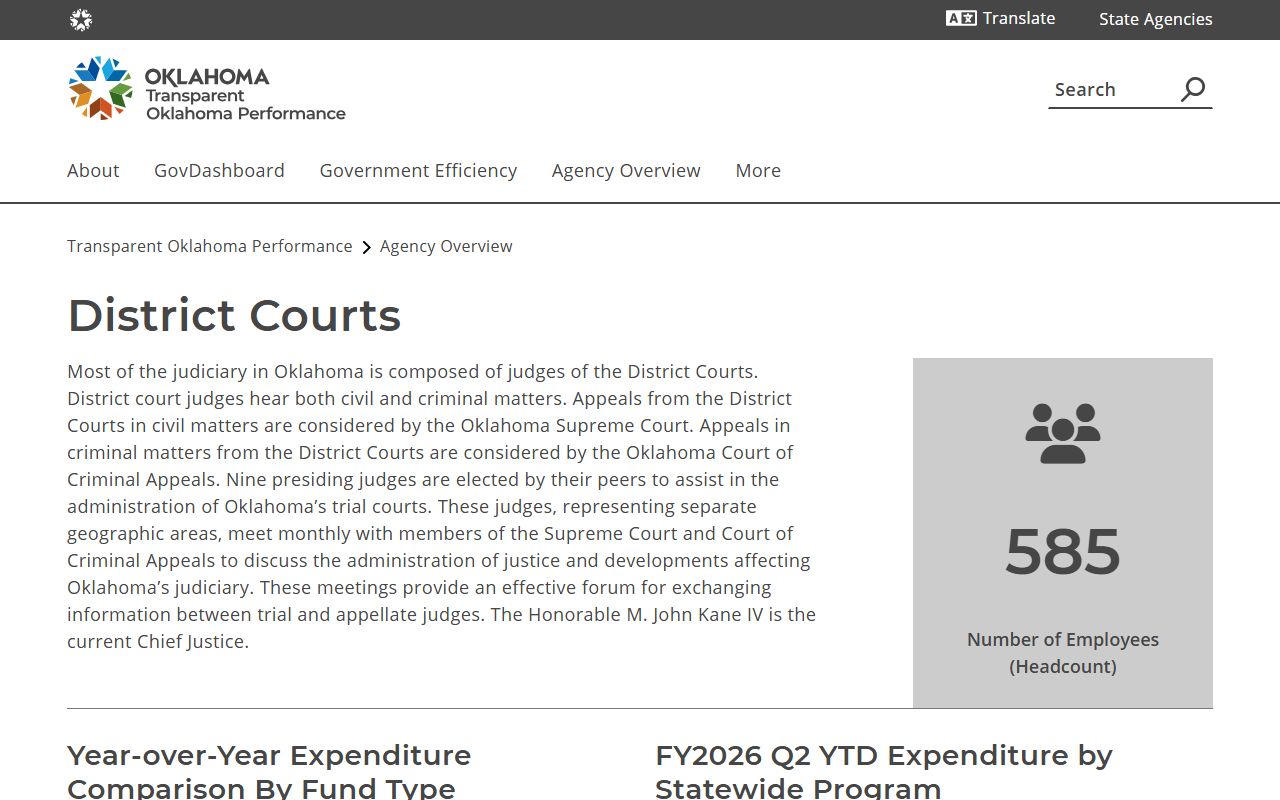 Atoka County court records and the Oklahoma District Courts overview